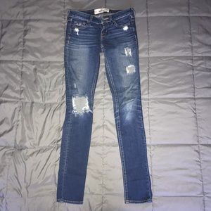 Hollister ripped jeans